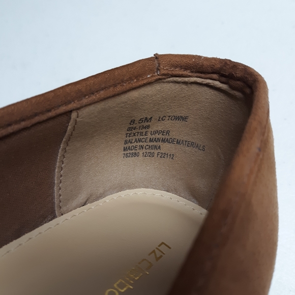 Liz Clairborne Womens Flats Brown Size 8.5 - Picture 7 of 8